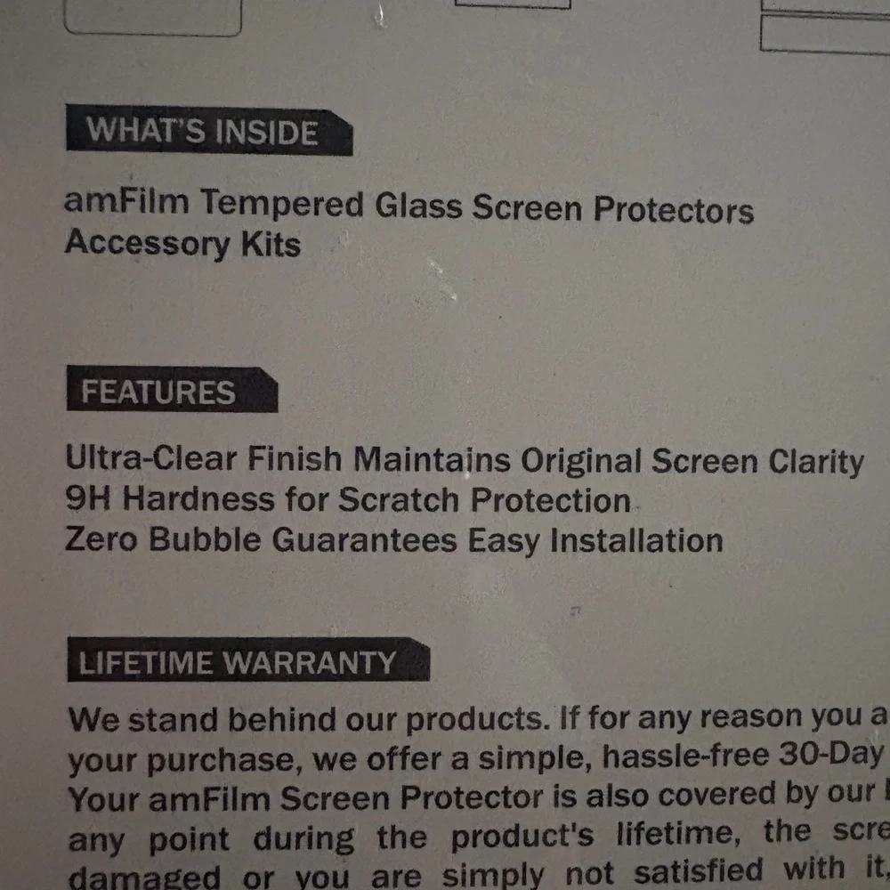 amFilm Tempered Glass Screen Protector For iPad Mini 6